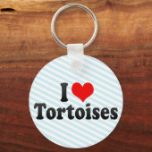 I Love Tortoises Sleutelhanger (Voorkant)