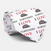 I Love Tortoises Stropdas (Opgerold)