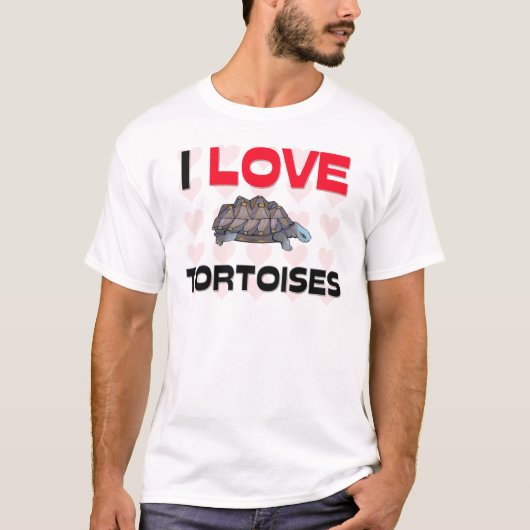 I Love Tortoises T-shirt (Voorkant)