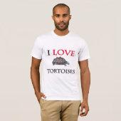 I Love Tortoises T-shirt (Voorkant volledig)