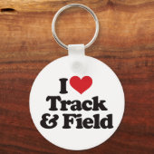 I Love Track en Field Sleutelhanger (Voorkant)