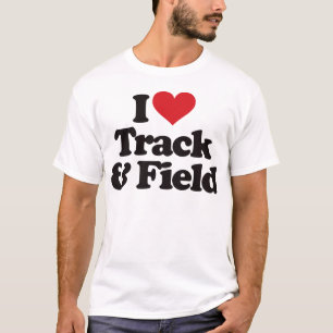 I Love Track en Field T-shirt
