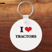 I Love Tractors Sleutelhanger (Voorkant)