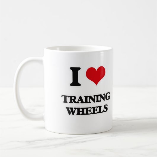 I Love Training Wheels Koffiemok (Links)