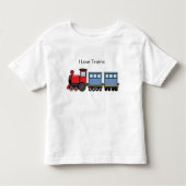 I Love Trains Kinder Shirts (Voorkant)