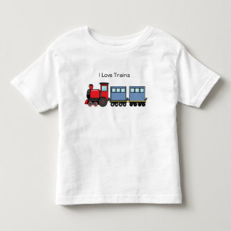I Love Trains Kinder Shirts