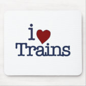 I Love Trains Muismat (Voorkant)