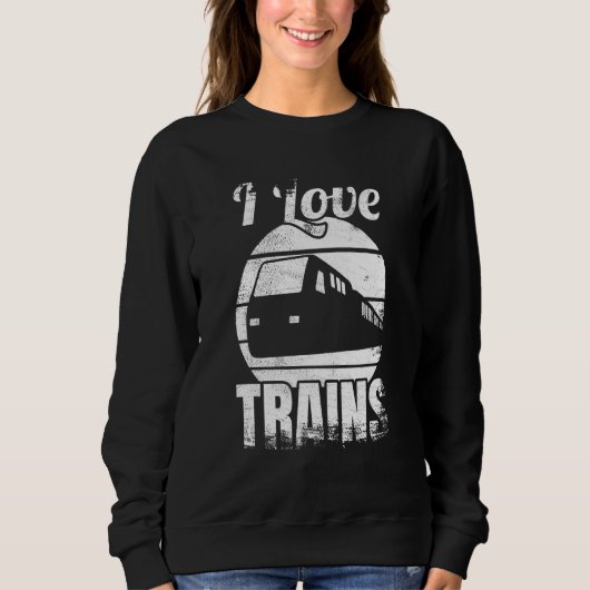 I Love Trains Railway Trui (Voorkant)