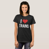 I Love Trains T-shirt (Voorkant volledig)