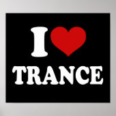 I Love Trance Poster (Voorkant)