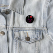 I Love Transgender Ronde Button 3,2 Cm (In situ)