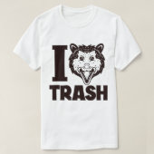 I Love Trash Possum T-shirt (Design voorkant)