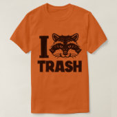 I Love Trash Raccoon T-shirt (Design voorkant)