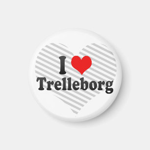 I Love Trelleborg, Zweden Magneet