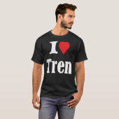I Love Tren Classic T-Shirt (Voorkant volledig)