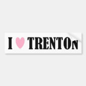 I Love Trenton Bumpersticker (Voorkant)