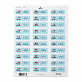 I Love Triathlon Etiket (Full Sheet)