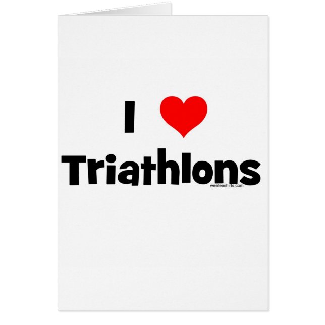 I Love Triathlons (Voorkant)