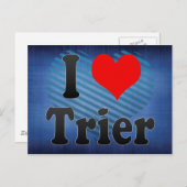 I Love Trier, Duitsland Briefkaart (Voorkant / Achterkant)