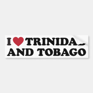 I Love Trinidad and Tobago Bumpersticker