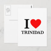 I Love Trinidad Briefkaart (Voorkant / Achterkant)