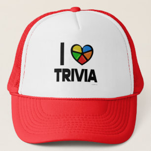 I Love Trivia Fun Epic Game Night Design Trucker Pet