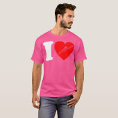 I Love Trombone Marching Band Orchestra Trombonist T-shirt (Voorkant volledig)