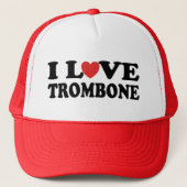 I Love Trombone Trucker Pet (Voorkant)