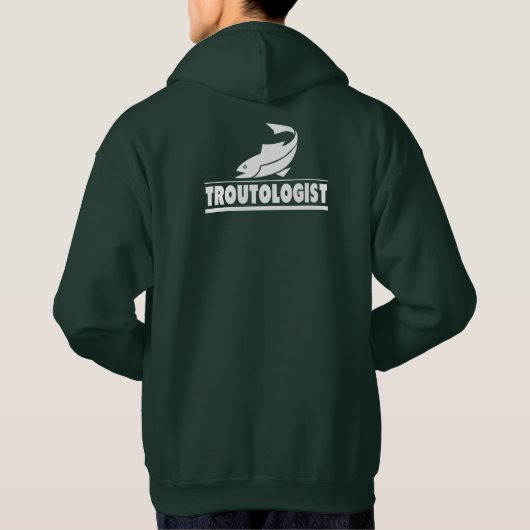 I Love Trout Vist Hoodie (Achterkant)