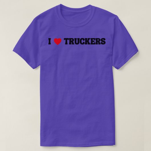 I Love Truckers 1 T-shirt (Design voorkant)