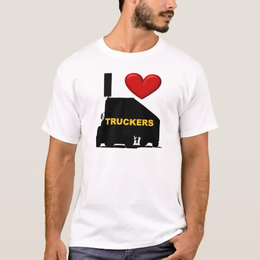 I Love Truckers T-shirt (Voorkant)