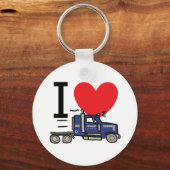 I Love Trucking Sleutelhanger (Voorkant)
