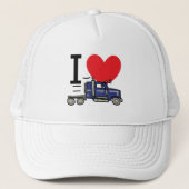 I Love Trucking Trucker Pet (Voorkant)