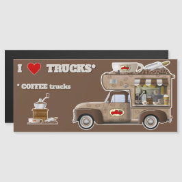 I Love Trucks (Coffee Trucks) magneet