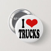 I Love Trucks Ronde Button 5,7 Cm (Voorkant /achterkant)