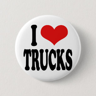 I Love Trucks Ronde Button 5,7 Cm