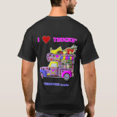 I Love Trucks (Smoothie Trucks) T-shirt (Achterkant)