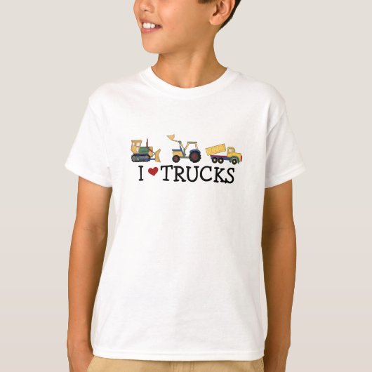 I Love Trucks T-shirt (Voorkant)