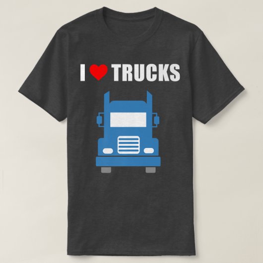 I Love Trucks T-shirt (Design voorkant)