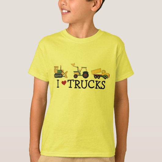 I Love Trucks T-shirts and Gifts (Voorkant)