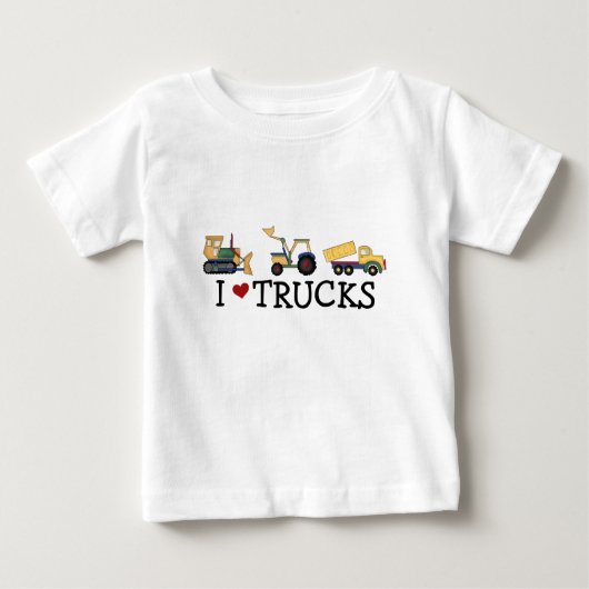 I Love Trucks T-shirts and Gifts (Voorkant)
