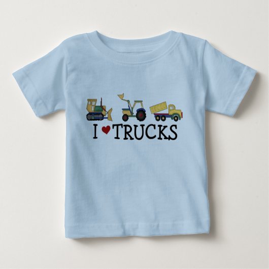 I Love Trucks T-shirts and Gifts (Voorkant)