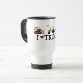 I Love Trucks T-shirts and Gifts Reisbeker (Voorkant links)