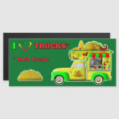 I Love Trucks (TACO Trucks) magneet (Voorkant / Achterkant)