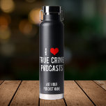 I Love True Crime Podcasts Cool Personated Black Waterfles<br><div class="desc">Ik hou van podcasts van True Crime. Ik ben hartstochtelijk crimineel podcasts over seriemoordenaars en moordpartijen. De criminele geschiedenis is fascinerend en ik ben verslaafd aan mijn favoriete podcaster.</div>