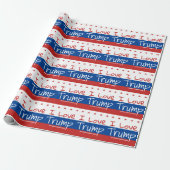 I Love Trump ... for President Wrapping Paper Cadeaupapier (Uitgerold)