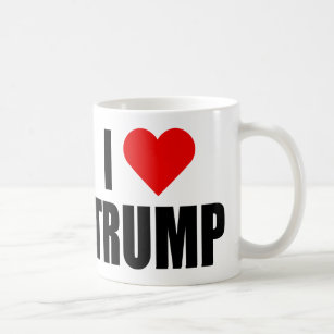 "I LOVE TRUMP" (rechtshandig) Koffiemok