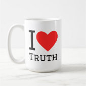 I love truth square sticker koffiemok (Links)