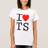 I Love TS T-shirt (Voorkant)