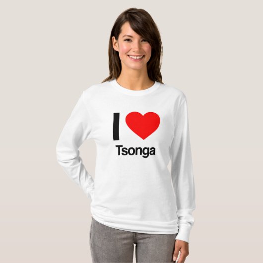 i love tsonga t-shirt (Voorkant volledig)